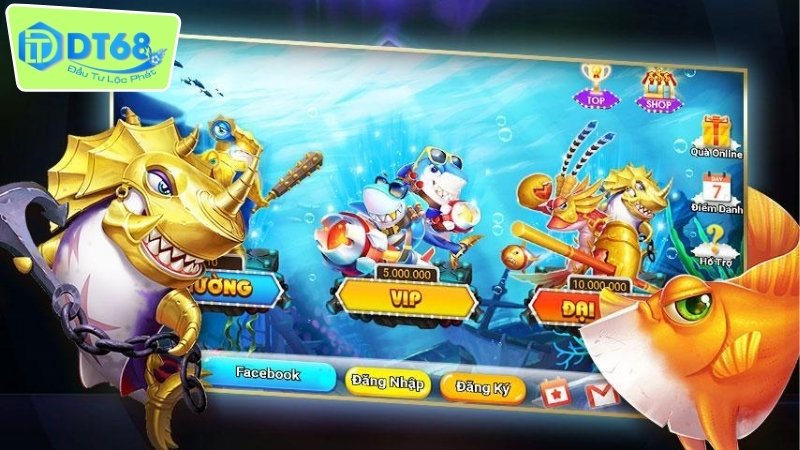 Ưu điểm khi chơi game bắn cá sau khi tải tại nhà cái DT68