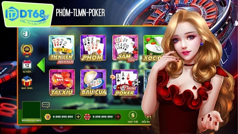 Hướng dẫn cách DT68 đánh bài online cho người mới