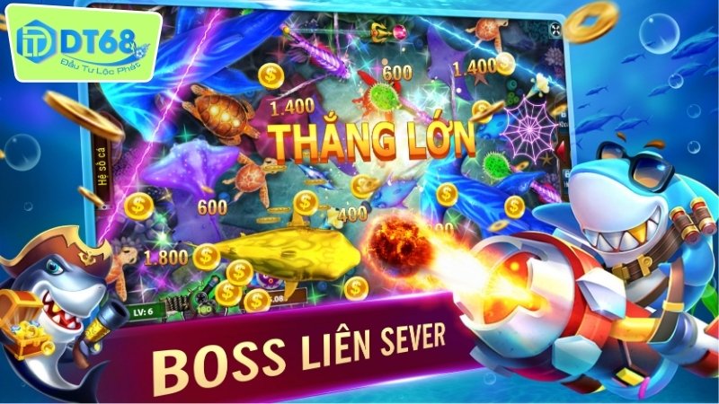 Trải nghiệm giải trí đỉnh cao với game bắn cá 3D tại DT68